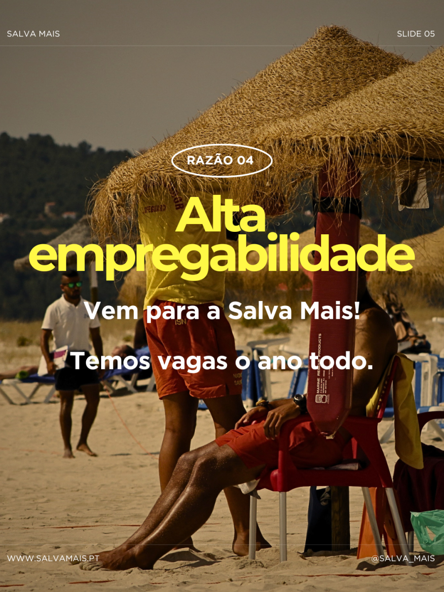 Porquê trabalhar como nadador-salvador?