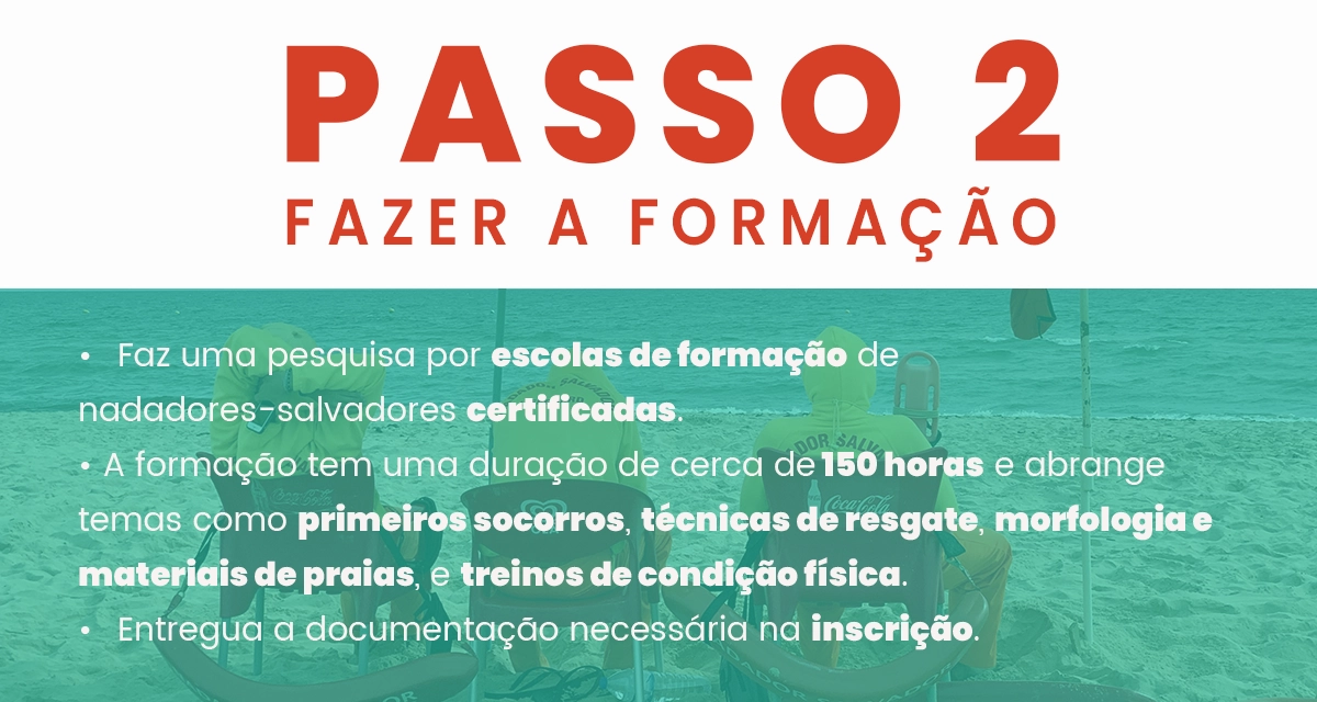 5 passos para te tornares nadador-salvador