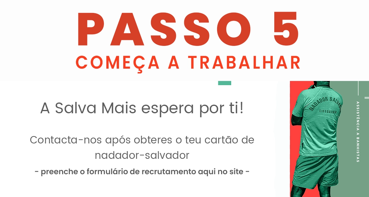 5 passos para te tornares nadador-salvador