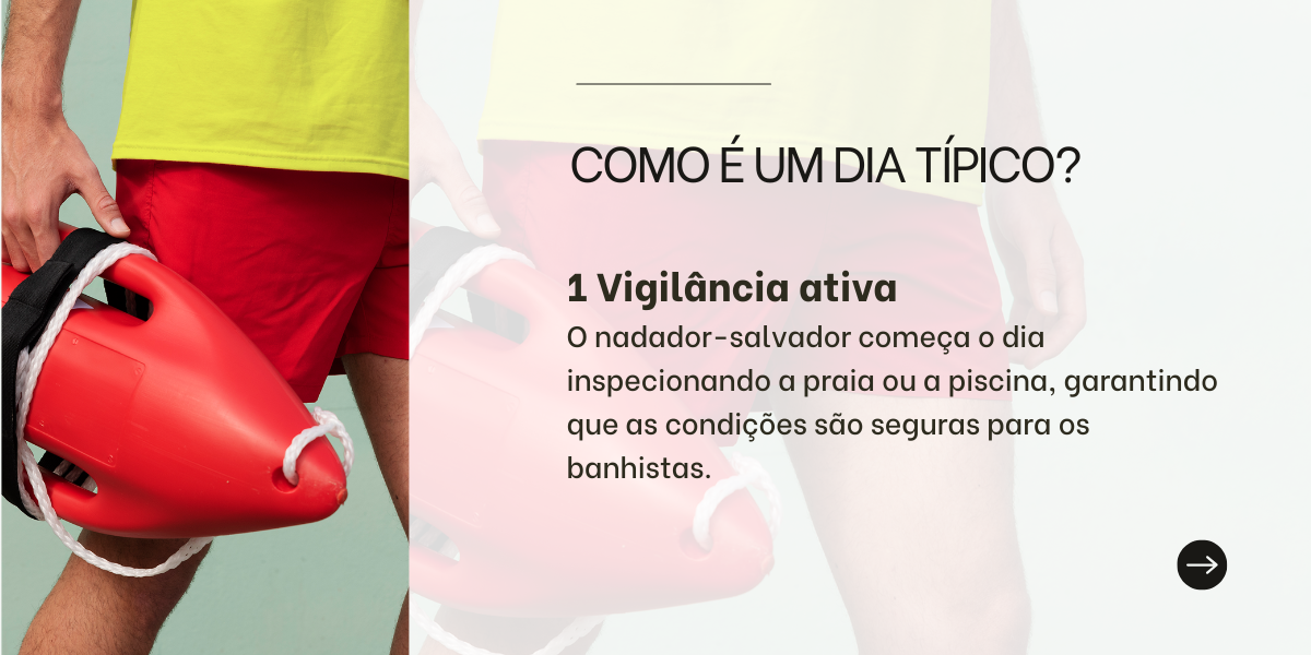 Um dia típico na vida de um nadador-salvador