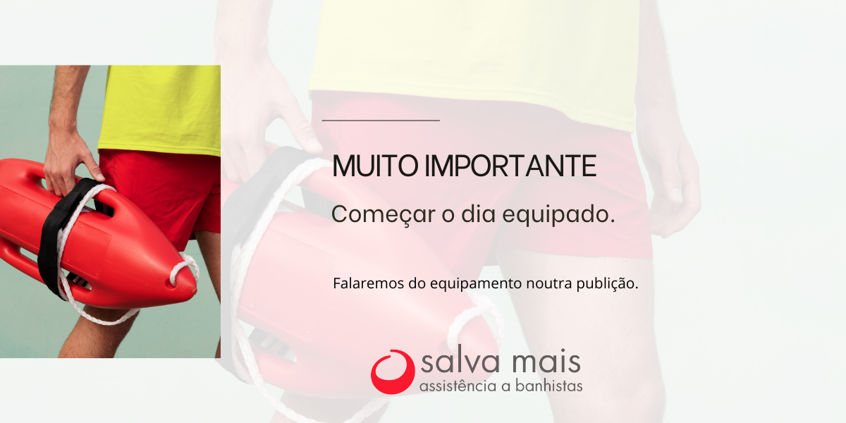 Um dia típico na vida de um nadador-salvador